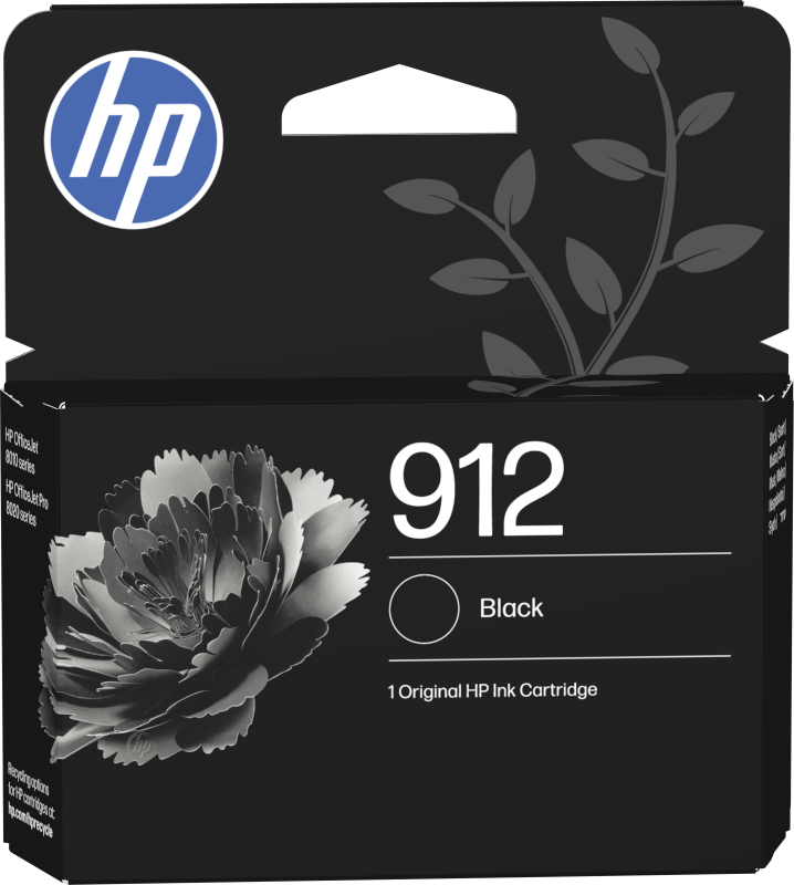 HP 912 Black Ink Cartridge 3YL80AE#LS3