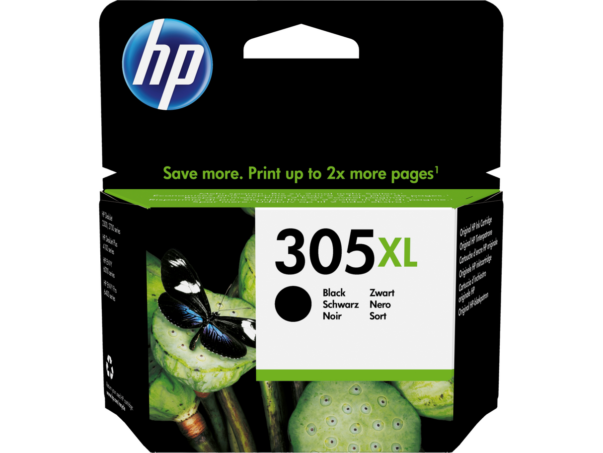 HP Blekk No305 XL (Sort)