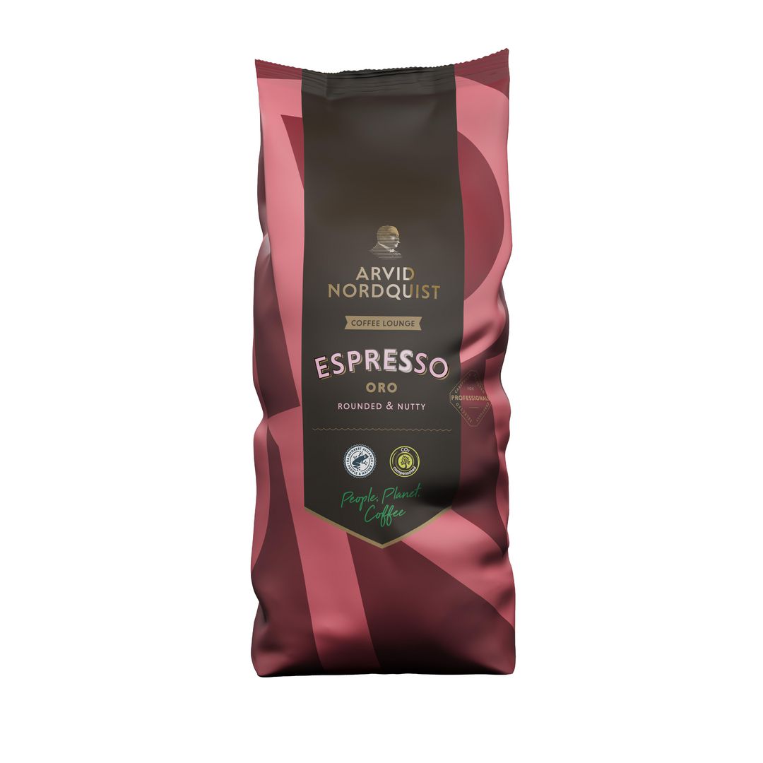Kaffe ARVID N. oro hele espr.bønner (6 poser á 1000g)