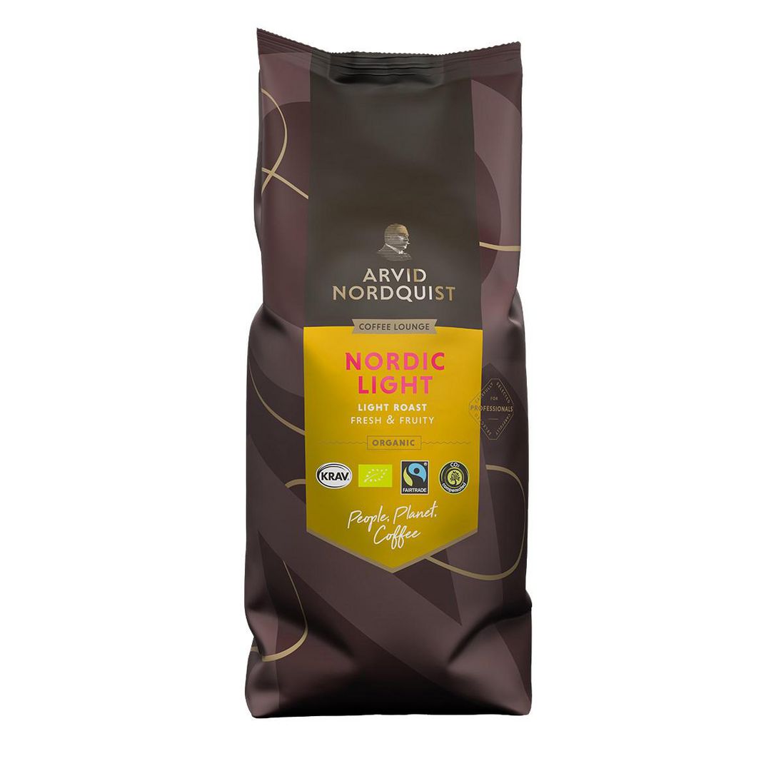 Kaffe ARVID Nordic Light hele bønner (6 poser á 1000g)