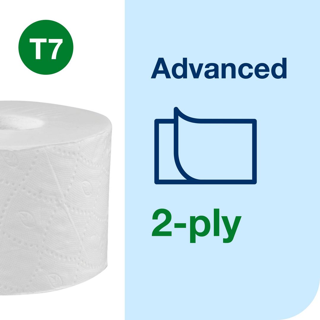 Toalettpapir TORK Adv 2L T7 94,3m (24 ruller)