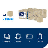 Toalettpapir TORK Adv. natur 2L T7 (24 ruller)