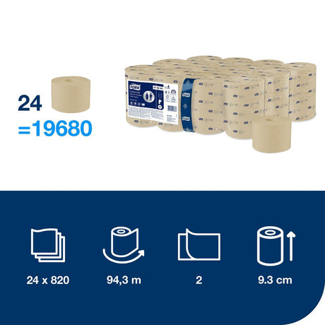 Toalettpapir TORK Adv. natur 2L T7 (24 ruller)