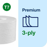 Toalettpapir TORK Prem 3L T7 63,2m (18 ruller)