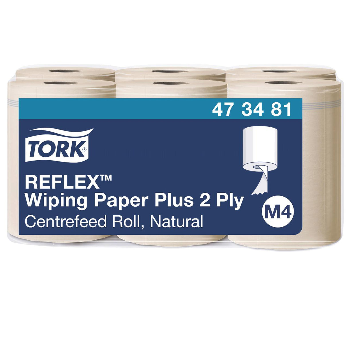 Tørkerull TORK ReflexP natur 2L M4 150m (6 stk)