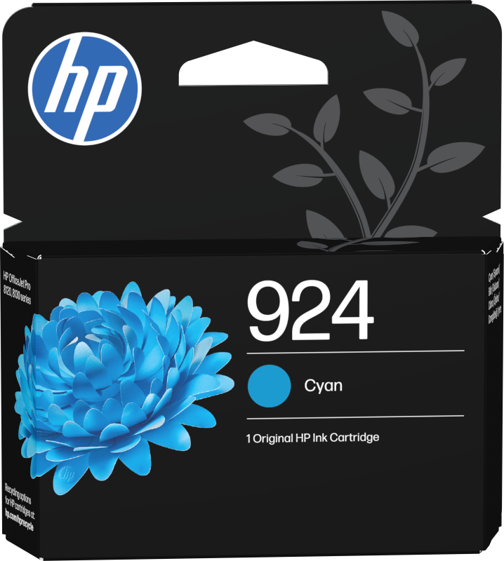 HP 924 Cyan blekkpatron 4K0U3NE#LS3