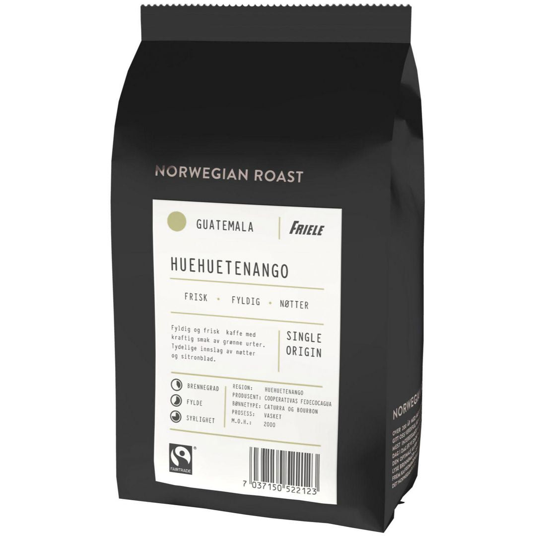 Kaffe FRIELE Fairtrade hele bønner 500g (12 poser á 500g)
