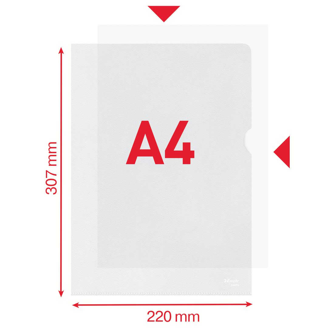 Plastomslag ESSELTE A4 160my (100 stk)