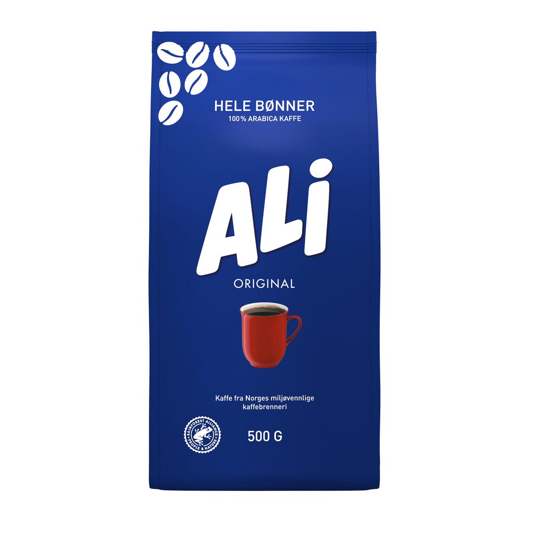 Kaffe ALI Original hele bønner  (6 poser á 500g)