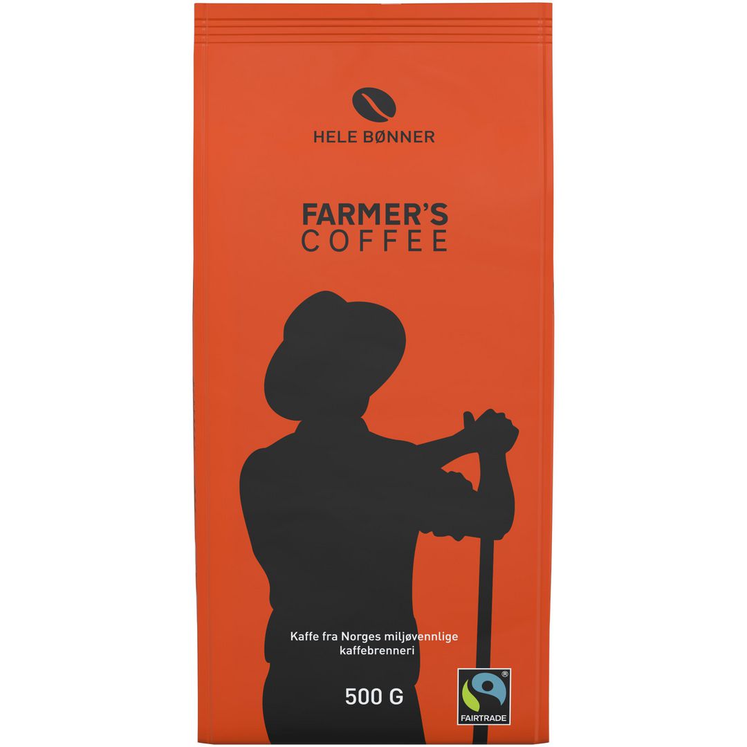 Kaffe FARMERS hele bønner (6 poser á 500g)