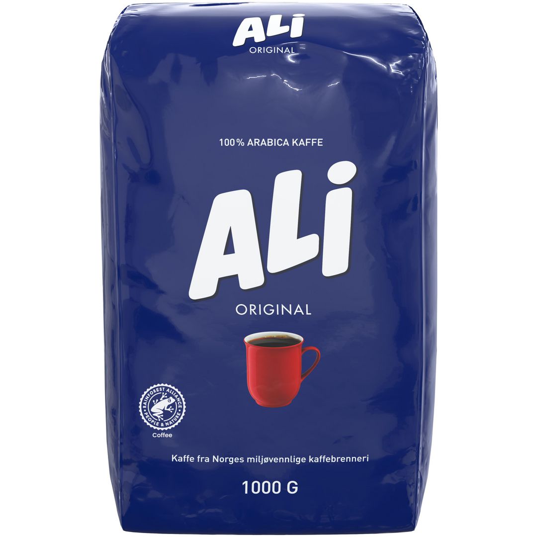 Kaffe ALI filtermalt 1000g (9 poser á 1000g)
