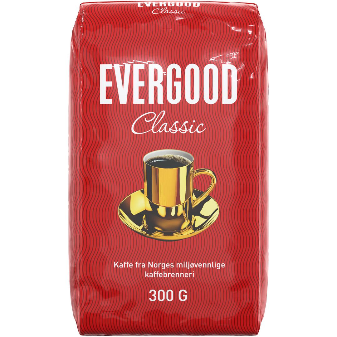 Kaffe EVERGOOD filtermalt (20 poser á 300g)