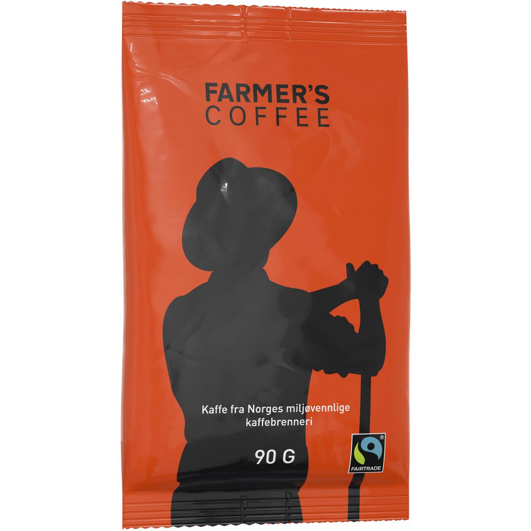 Kaffe FARMERS Fairtrade finmalt (36 poser á 90g)