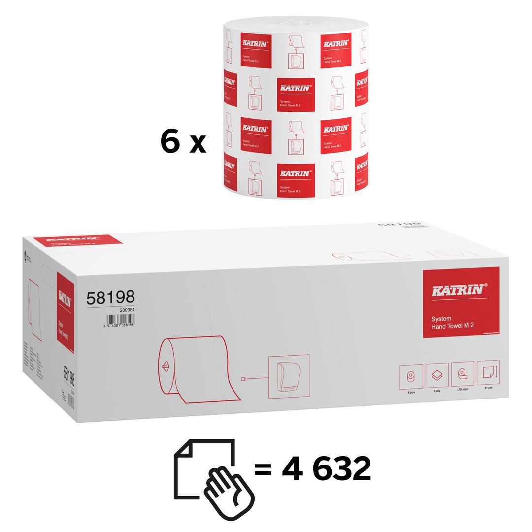 Tørkerull KATRIN System M2 170m (6 stk)