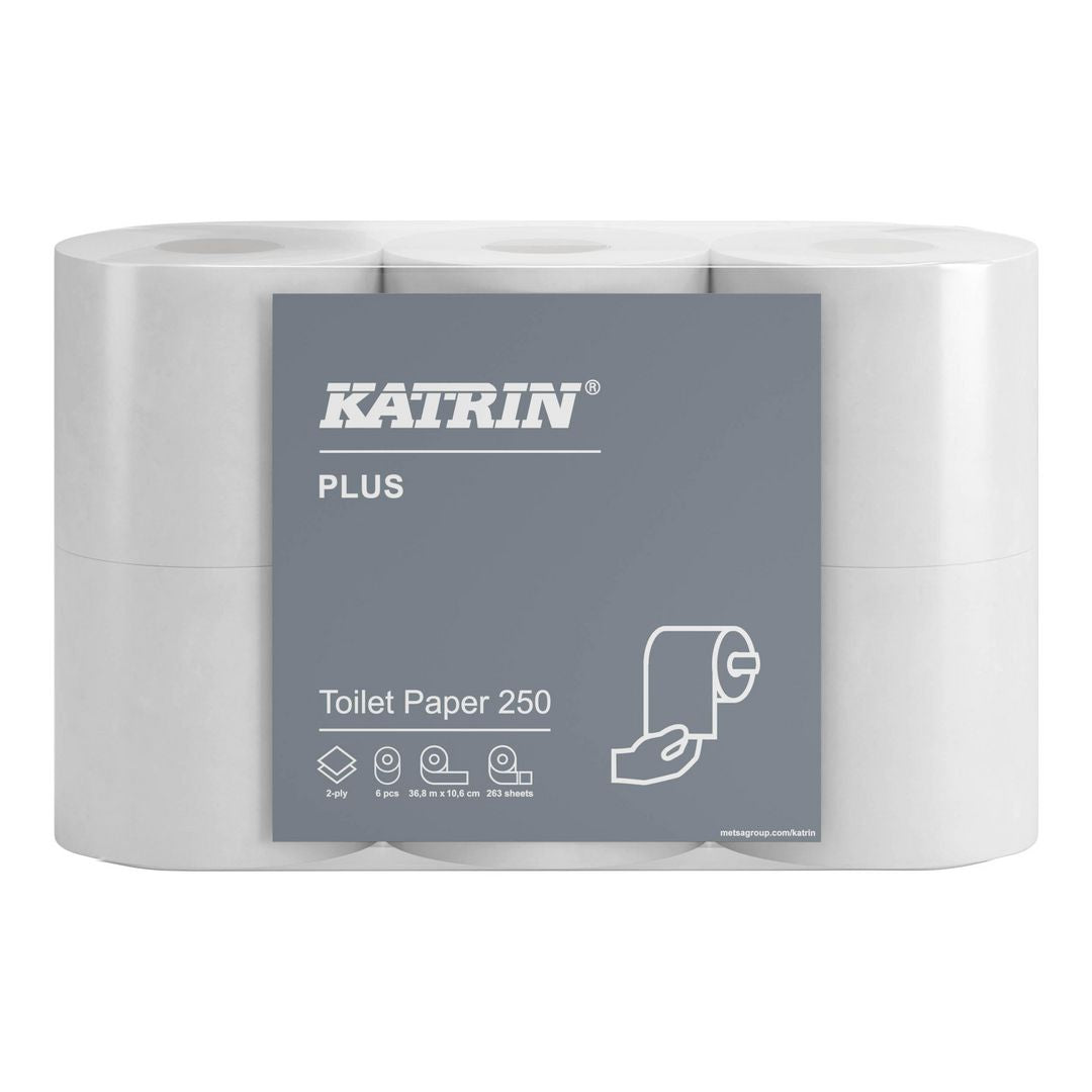 Toalettpapir KATRIN Plus 250 2L 36m (42 ruller)