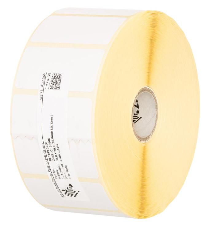 ZEBRA Termoetikett 100x50mm Ø25mm