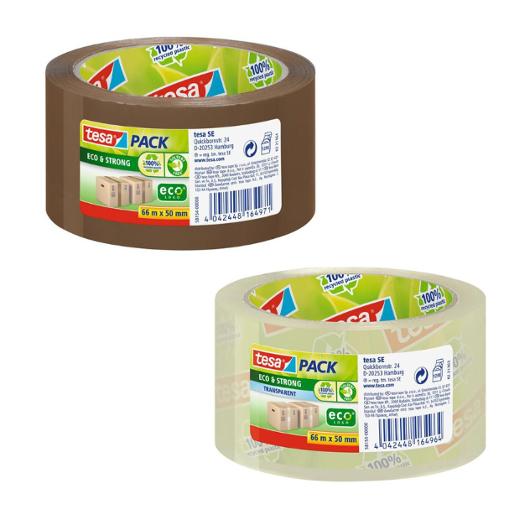 Emballasjetape TESA Eco 50mmx66m brun