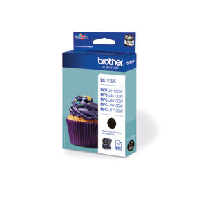 Brother LC123BK sort blekkpatron