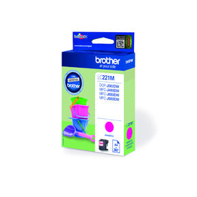Brother LC221M magenta blekkpatron