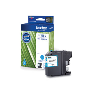 Brother LC22EC cyan blekk eller toner
