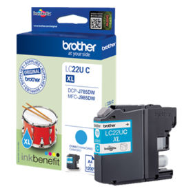 Brother LC22UC cyan blekkpatron