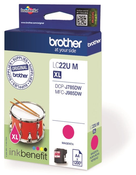 Brother LC22UM magenta blekkpatron