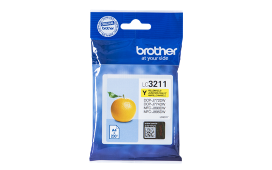 Brother LC3211Y yellow blekkpatron