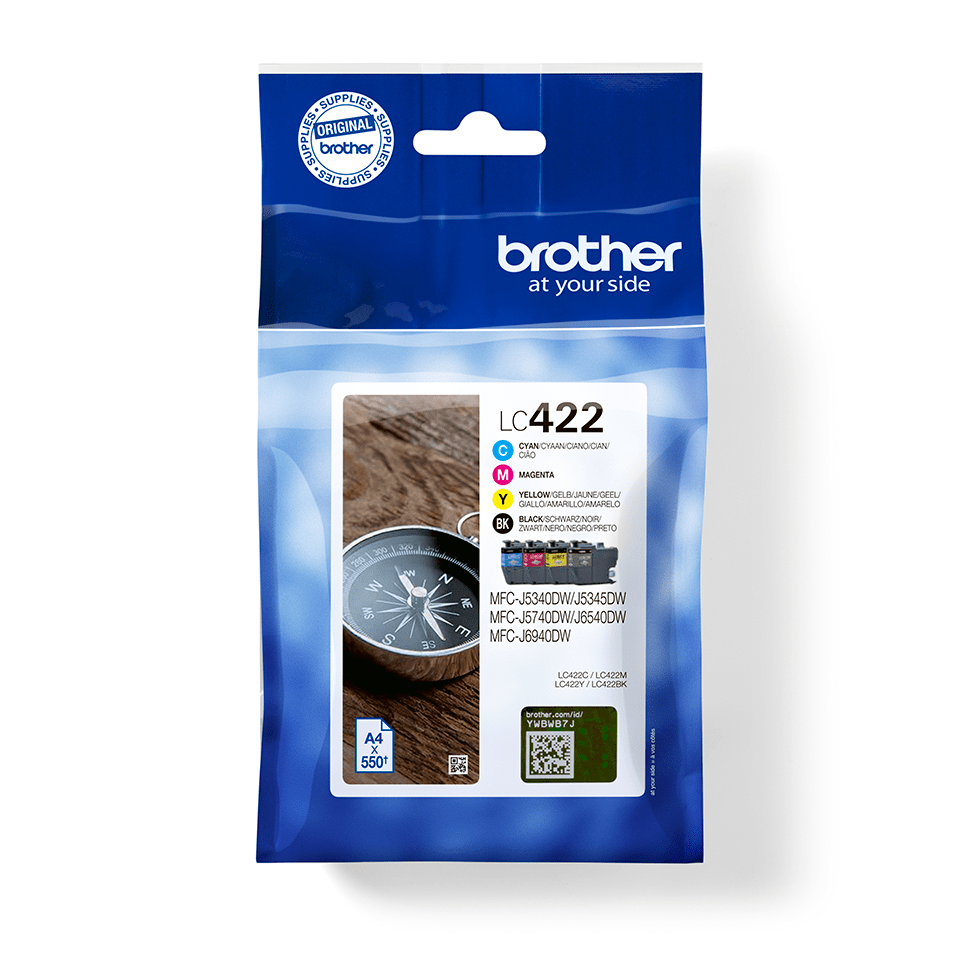 Brother LC422VAL blekk