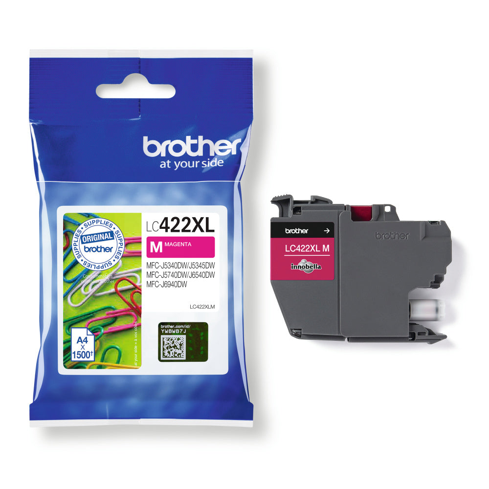 Brother LC422XLM magenta blekkpatron