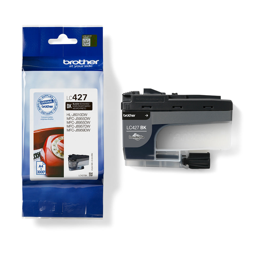 Brother LC427BK sort blekkpatron