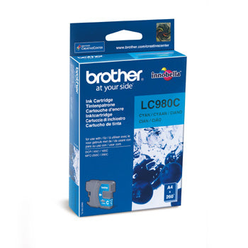 Brother LC980C cyan blekkpatron
