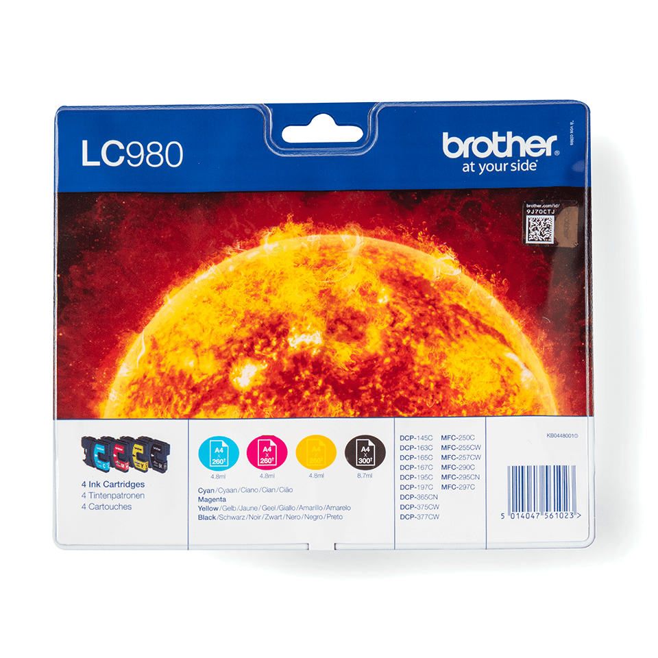 Brother LC980VALBP sort blekk