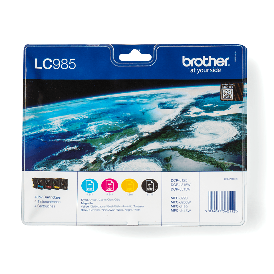 Brother LC985VALBP blekk