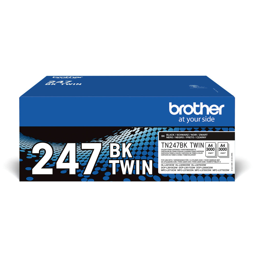 Brother TN247BKTWIN sort toner