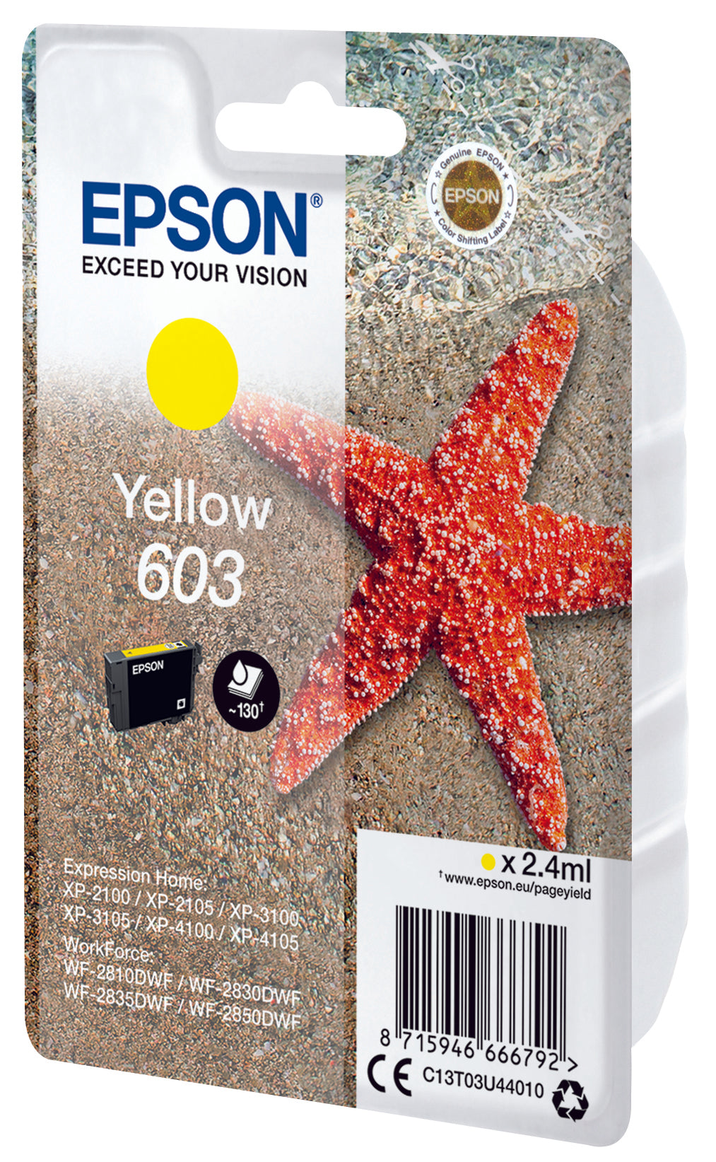 Epson C13T03U44010 yellow blekkpatron