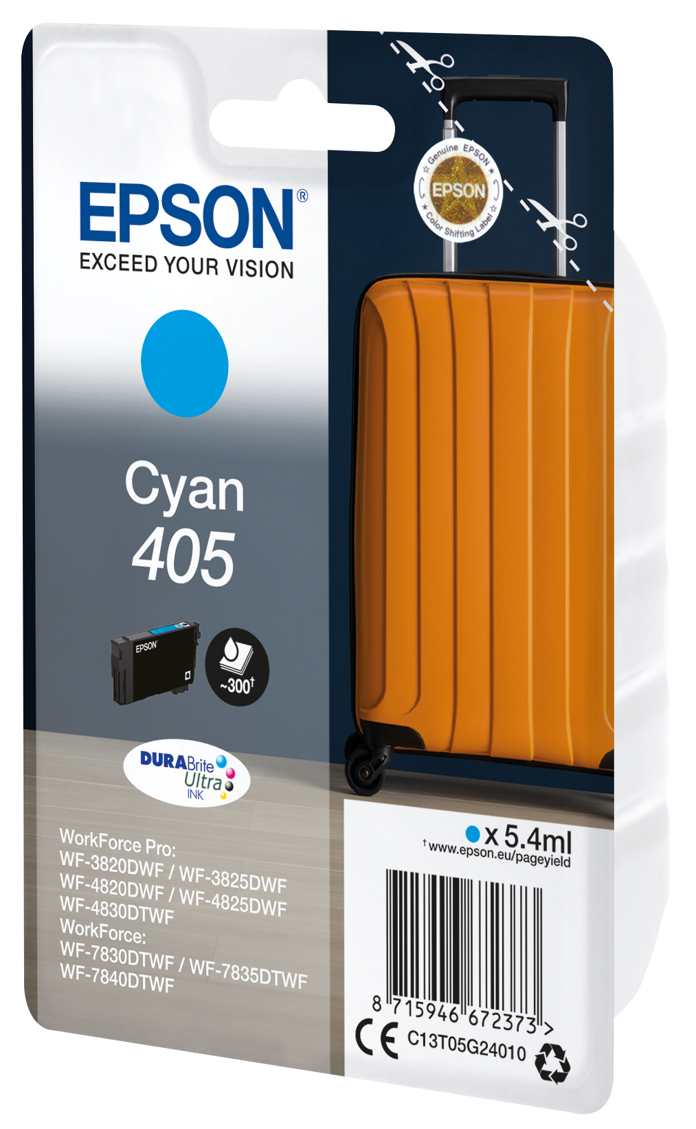 Epson C13T05G24010 cyan blekkpatron