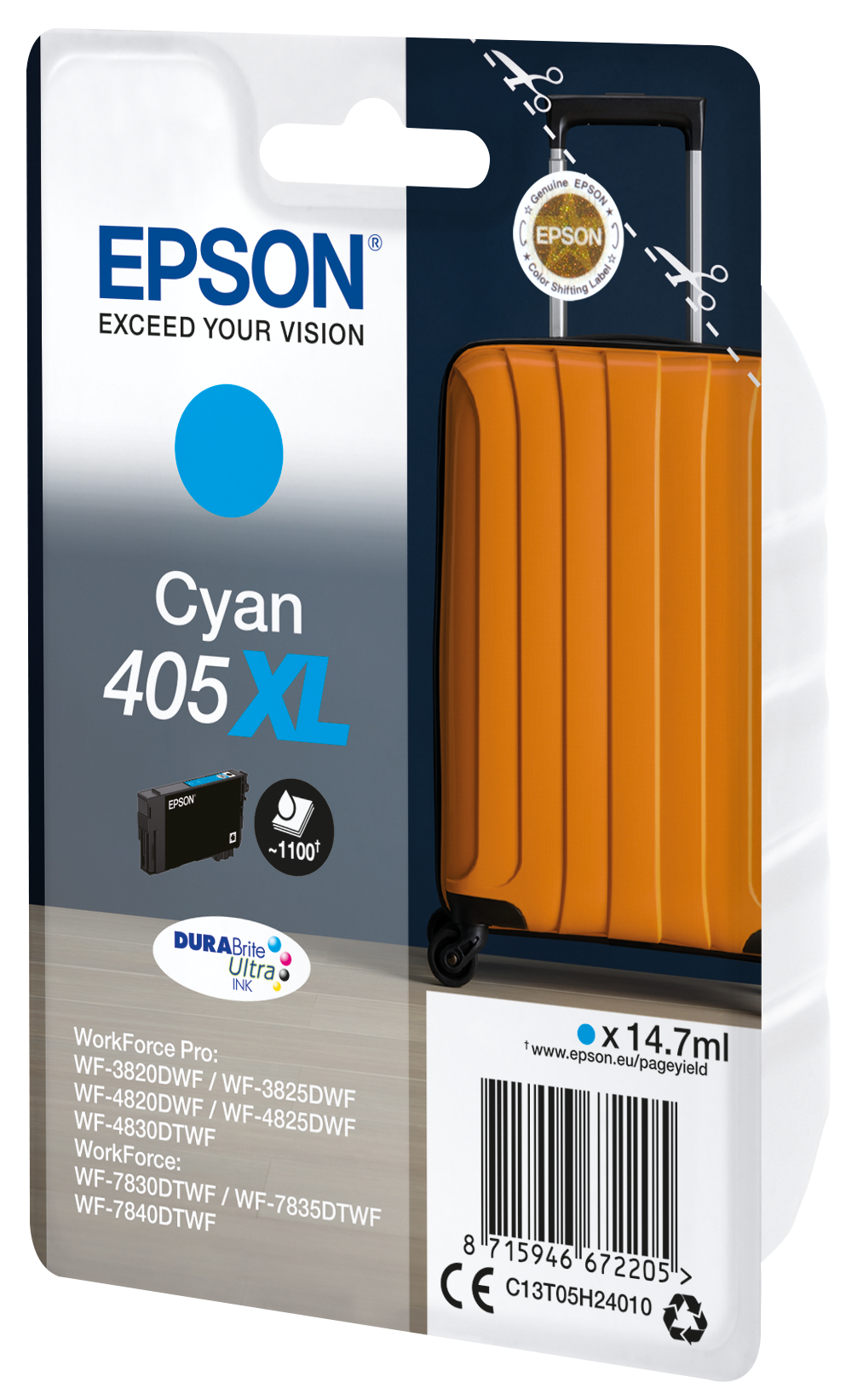 Epson C13T05H24010 cyan blekkpatron