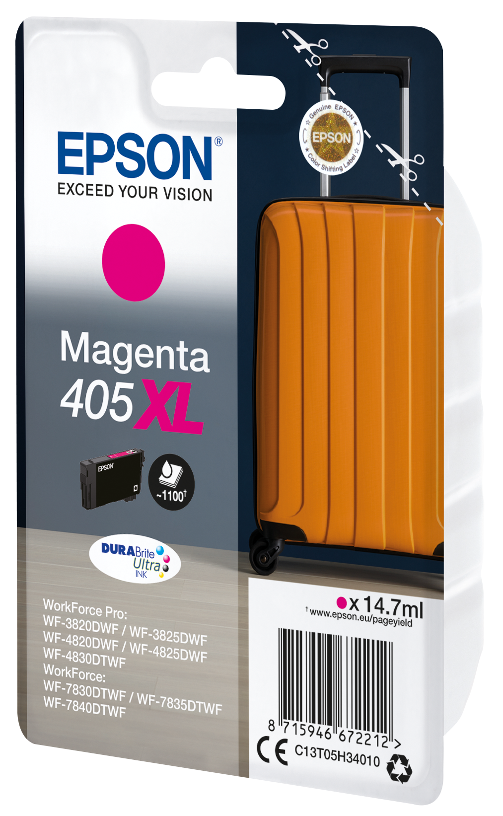 Epson C13T05H34010 magenta blekkpatron