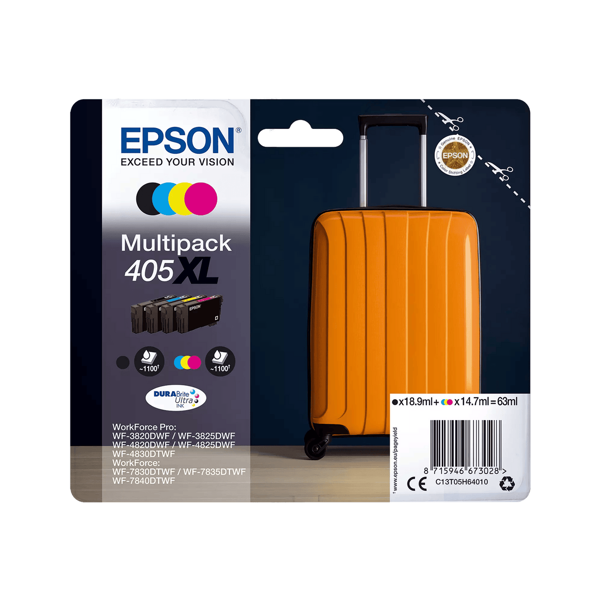 Epson C13T05H64010 cyan blekkpatron