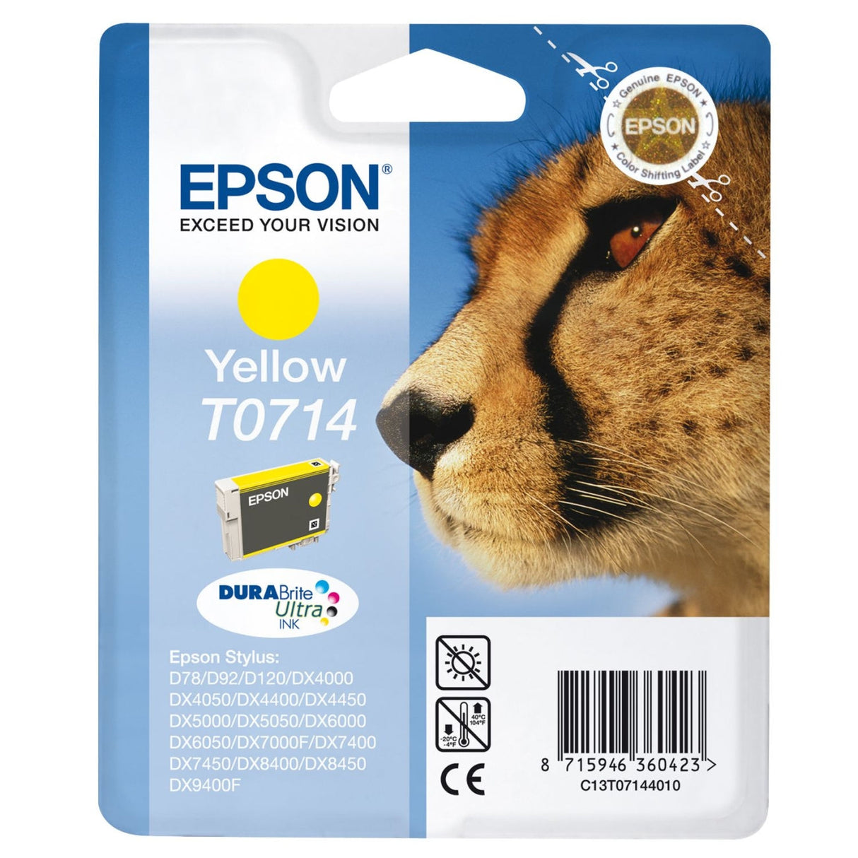 Epson C13T07144012 yellow blekkpatron