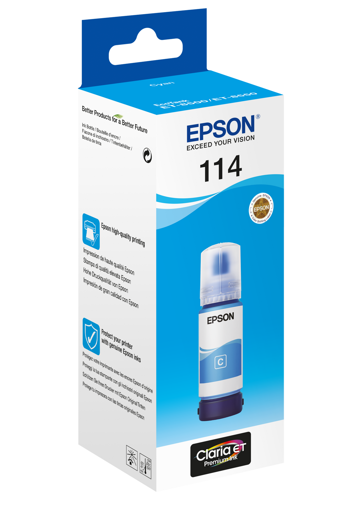 Epson C13T07B240 cyan blekkpatron