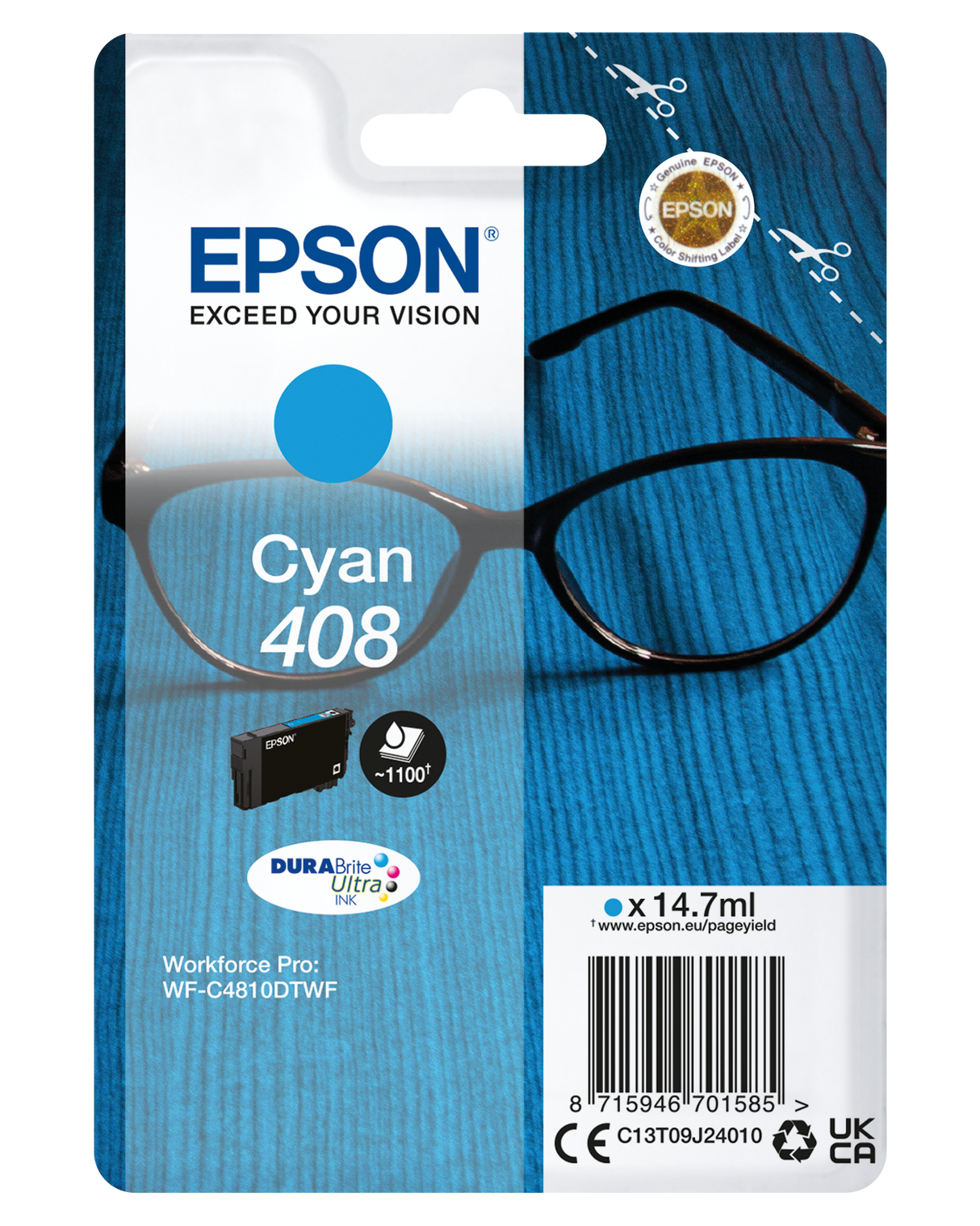 Epson C13T09J24010 cyan blekkpatron