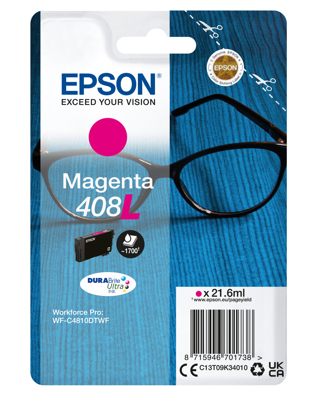 Epson C13T09K34010 magenta blekkpatron