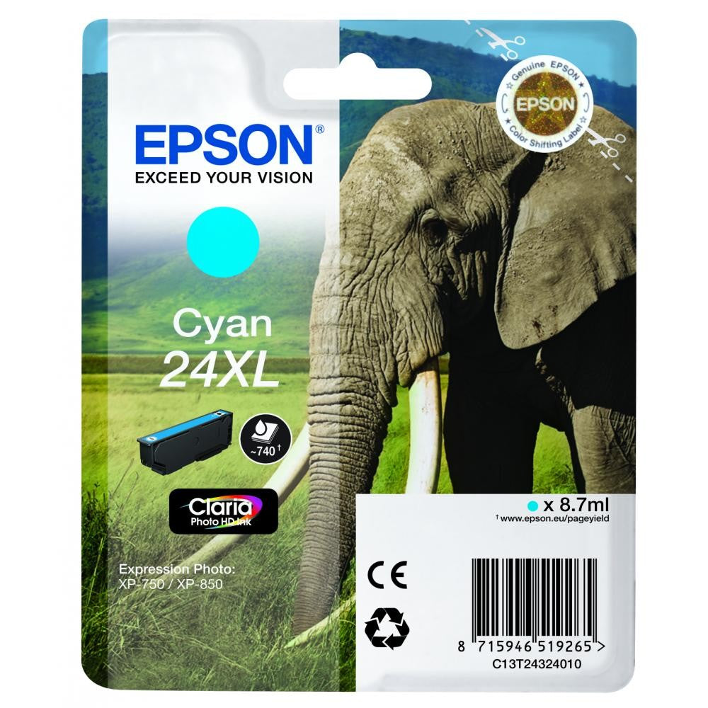 Epson C13T24324012 cyan blekkpatron