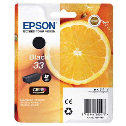 Epson C13T33314012 sort blekkpatron