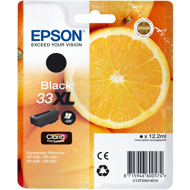 Epson C13T33514012 sort blekkpatron