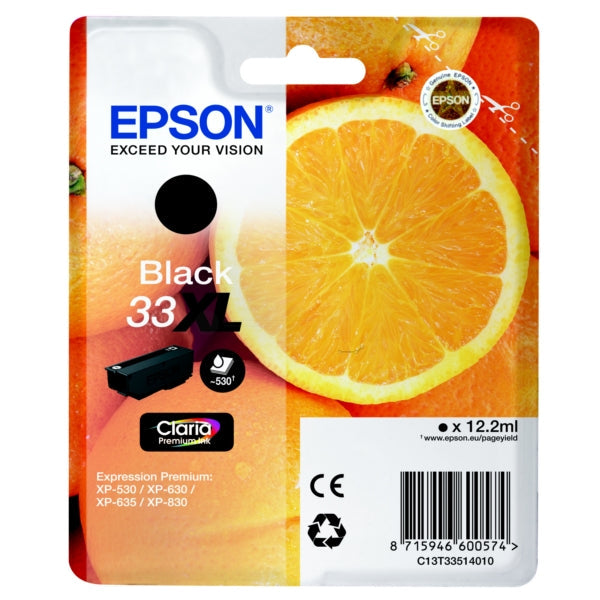 Epson C13T33514022 sort blekkpatron