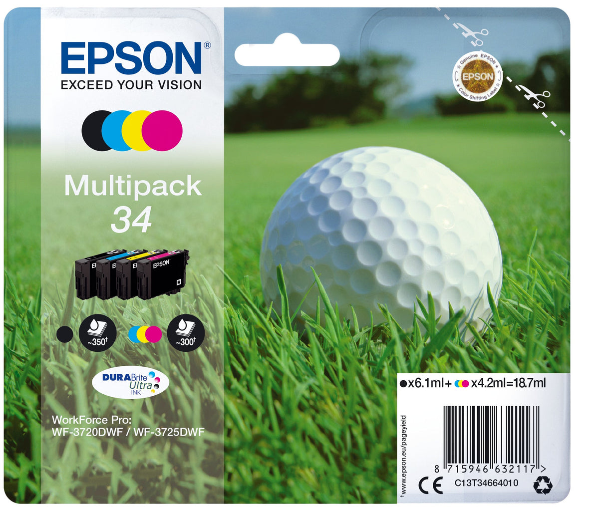 Epson C13T34664010 sort blekkpatron