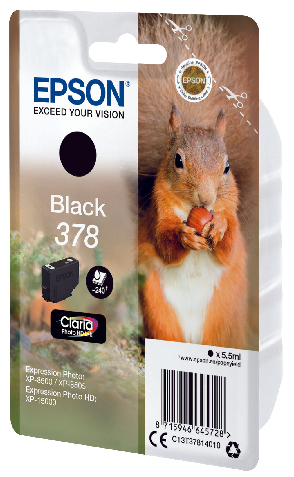 Epson C13T37814010 sort blekkpatron