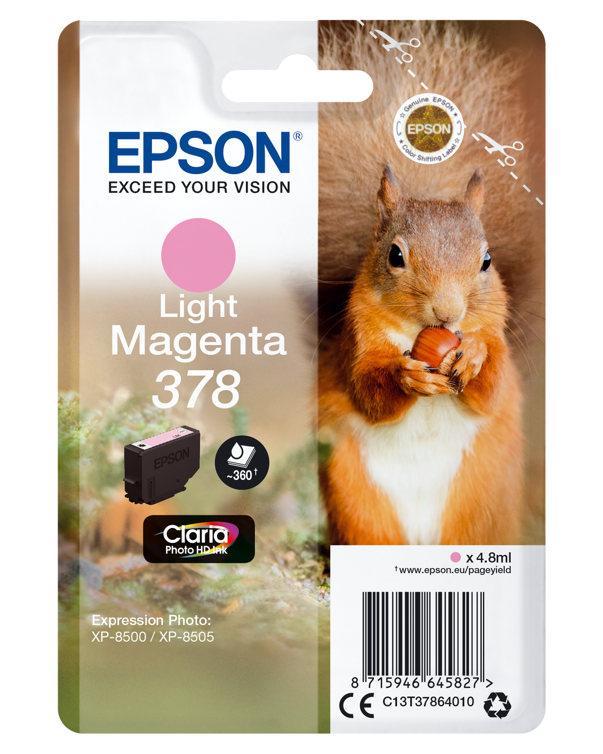 Epson C13T37864010 magenta blekkpatron